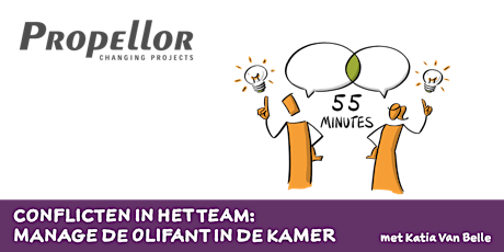 Primaire afbeelding van 55 minutes — Conflicten in het team: manage de olifant in de kamer