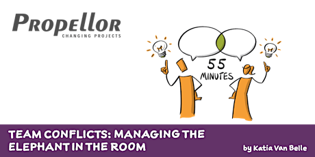 Primaire afbeelding van 55 minutes — Team conflicts: managing the elephant in the room