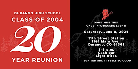 Durango High School Class of '04 20-Year Reunion