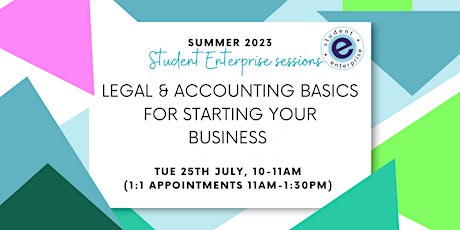 Legal & accounting basics for starting your business primary image