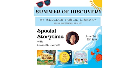 Special Summer Storytime at Boulder Public Library