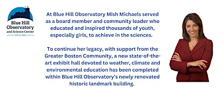 "Mish Michaels Hall for Scientific Discovery" Grand Opening
