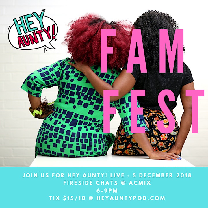 Hey Aunty! Fireside Chats - Live Show & Listening Party image