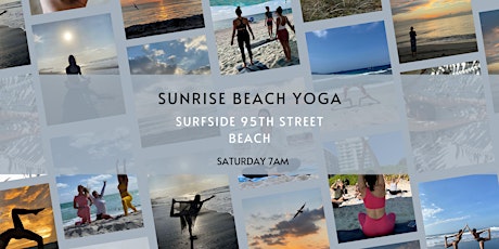 SUNRISE Beach Yoga with Raquel B primary image