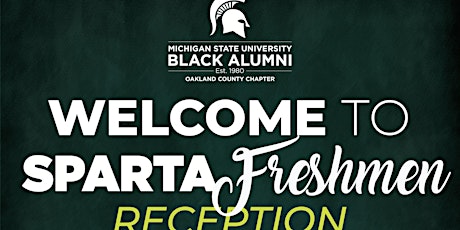 Primaire afbeelding van 8th Annual Welcome to Sparta Freshman Reception