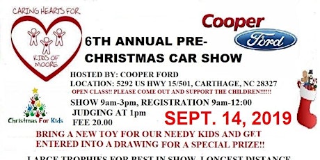 6TH ANNUAL PRE-CHRISTMAS CAR SHOW primary image