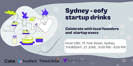 Sydney - eofy startup drinks