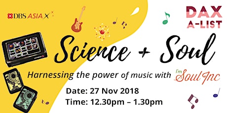 Science + Soul: Harnessing the power of music with I'm Soul Inc primary image