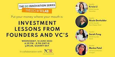 Put your $$$ where your mouth is - Investment lessons from founders & VC's