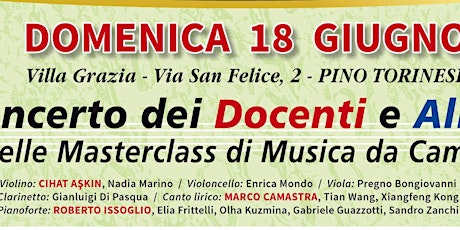 Concerto Docenti e Allievi Masterclass di Musica da Camera -Classica a Pino  primärbild