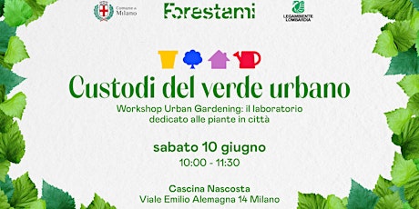 CUSTODI DEL VERDE URBANO - 10 giugno  primärbild