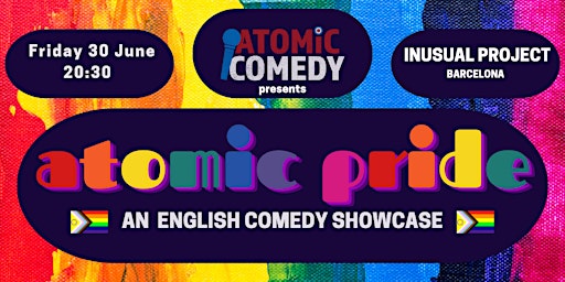Imagen principal de AtoMIC Pride: LGBTQ+ English Comedy Showcase