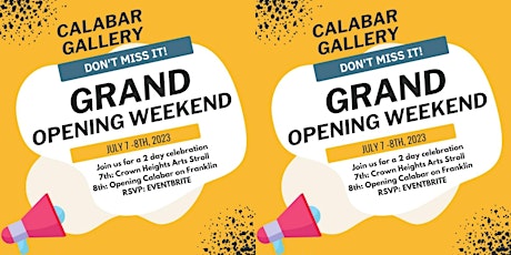 CALABAR GALLERY OPENING ON FRANKLIN AVENUE