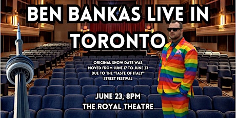 Ben Bankas LIVE in Toronto at The Royal Theatre | Permission 2 Laugh Tour