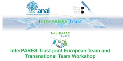 Seminario Trusting Records in the Cloud - The InterPARES Trust open seminar Seminario Trusting Records in the Cloud - The InterPARES Trust open seminar