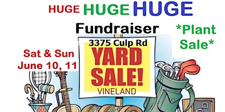 HUGE HUGE Fundraiser Yard Sale