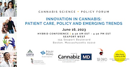Boston CannabizMD  Cannabis Science + Policy Forum