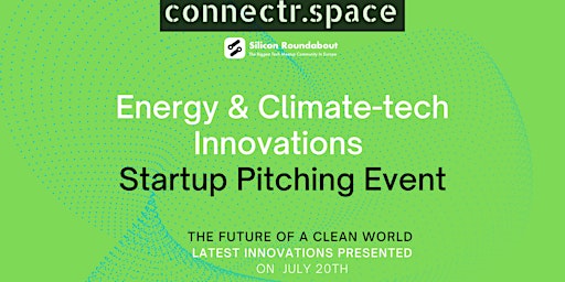 Energy & Climate tech Innovations - Startup pitching Event primary image