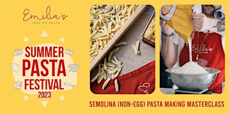 Imagen principal de Casarecce and Gnocchetti making @ Summer Pasta Festival
