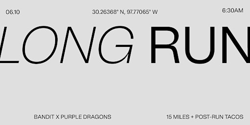 Bandit x Purple Dragons Long Run primary image