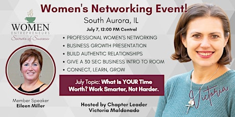 WESOS South Aurora:What Is YOUR Time Worth? Work Smarter, Not Harder. primary image