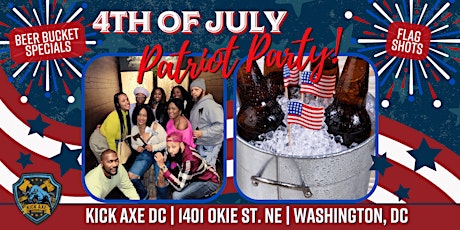 THE DMV'S BIGGEST JULY 4TH COOKOUT @ KICK AXE THROWING WASHINGTON DC!