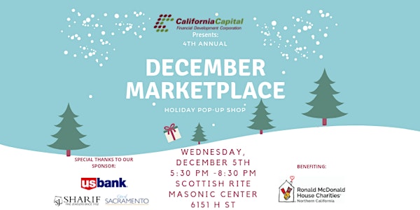 4th Annual December Marketplace: Holiday Pop-Up Shop