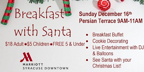 Breakfast with Santa in the Persian Terrace primary image