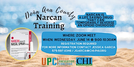 June Dona Ana County Narcan Training