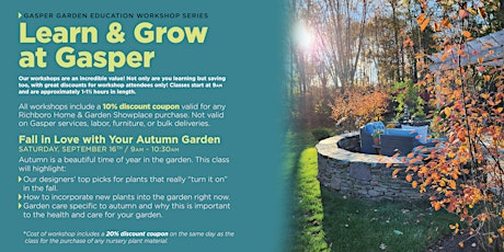 Fall in Love with Your Autumn Garden