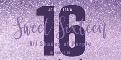 16 Shades of Purple Sweet 16 Birthday Party primary image
