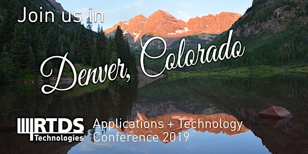 RTDS Applications & Technology Conference 2019