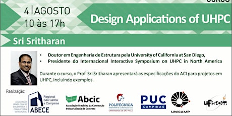 Imagem principal do evento Curso: Design Applications of UHPC