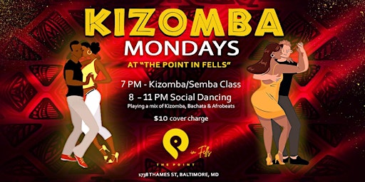 Imagen principal de Kizomba Mondays at The Point in Fells