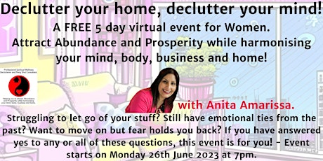 Declutter your home, declutter your mind.