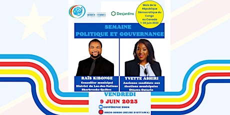 Mois de la RDC au Canada -Semaine   Politique et Gouvernance