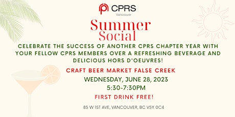 CPRS Summer Social (in person)