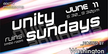Unity Sundays : Daytime House & Techno