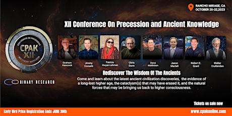 CPAK XII 2023 - Conference on Precession and Ancient Knowledge