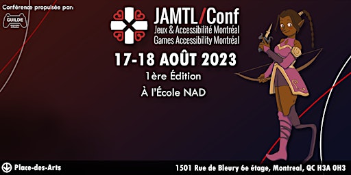 JAMTL Conference 2023: Jeux & Accessibilité MTL / Game Accessibility MTL primary image