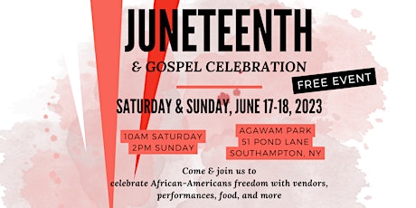 Juneteenth and Gospel Celebration