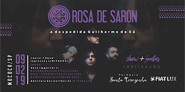 Show Rosa de Saron - Jantar de Despedida do Guilhe