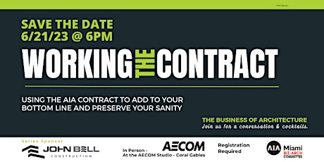 Working the Contract: using the AIA Contract to add to your bottom line primary image