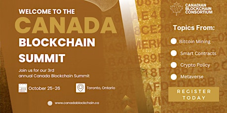 Canadian Blockchain Summit
