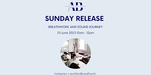 Image principale de Sunday Release: Breathwork & Sound Journey