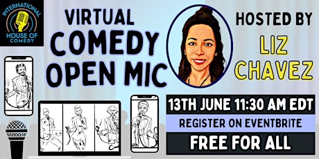 Comedy Open-Mic (Audience Welcome) FREE!
