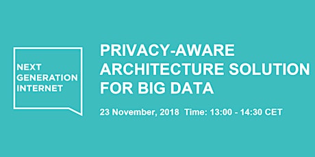 Webinar CANCELLED: Privacy-aware architecture solution for big data primary image