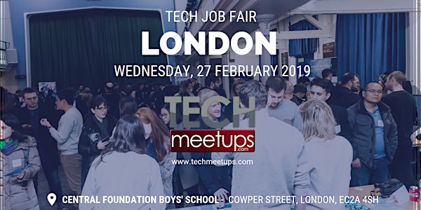 LONDON TECH JOB FAIR SPRING 2019