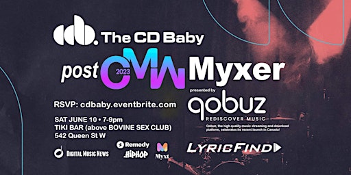 The CD BABY post CMW Myxer presented by: Qobuz primary image