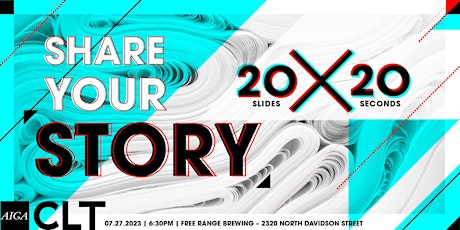 Imagem principal do evento Share Your Story 20X20 Edition